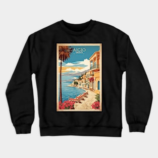 Aigio Greece Vintage Tourism Travel Crewneck Sweatshirt